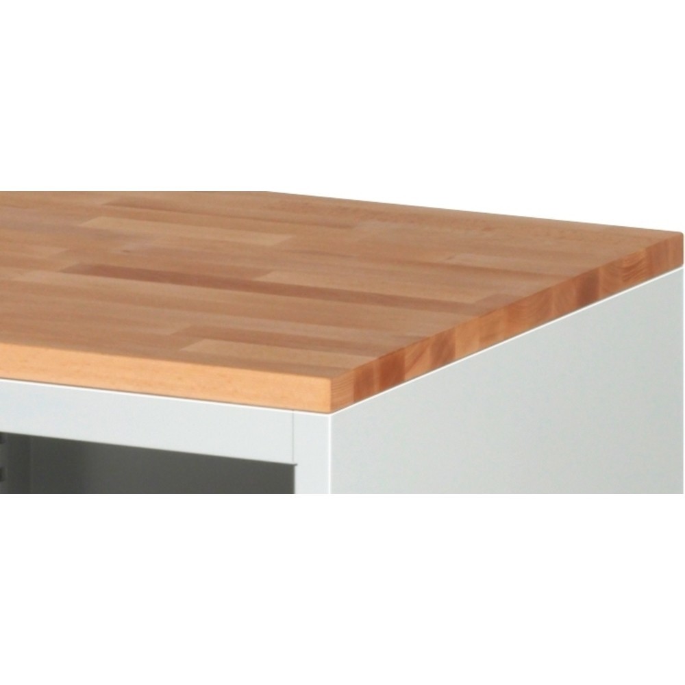 Produktabbildung Nr. 3: RAU Armoire à tiroirs série 7000, HxlxP 1 035 x 770 x 650 mm, avec 6 tiroirs taille XL, face supérieure en hêtre
