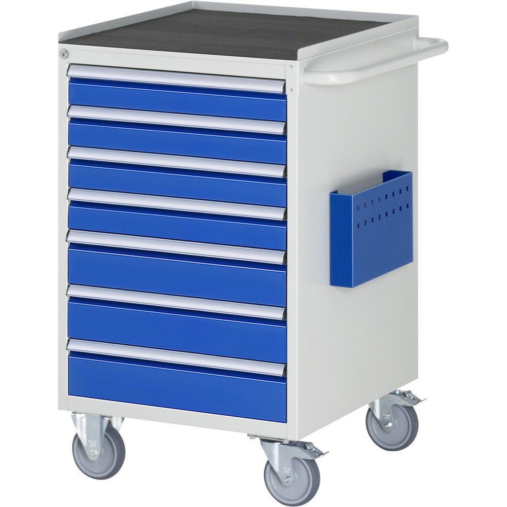 Produktabbildung Nr. 1: RAU Chariot de montage Série 7000, HxlxP 975 x 580 x 650 mm, 7 tiroirs 4 x 90, 3 x 120 mm, plan de travail en métal