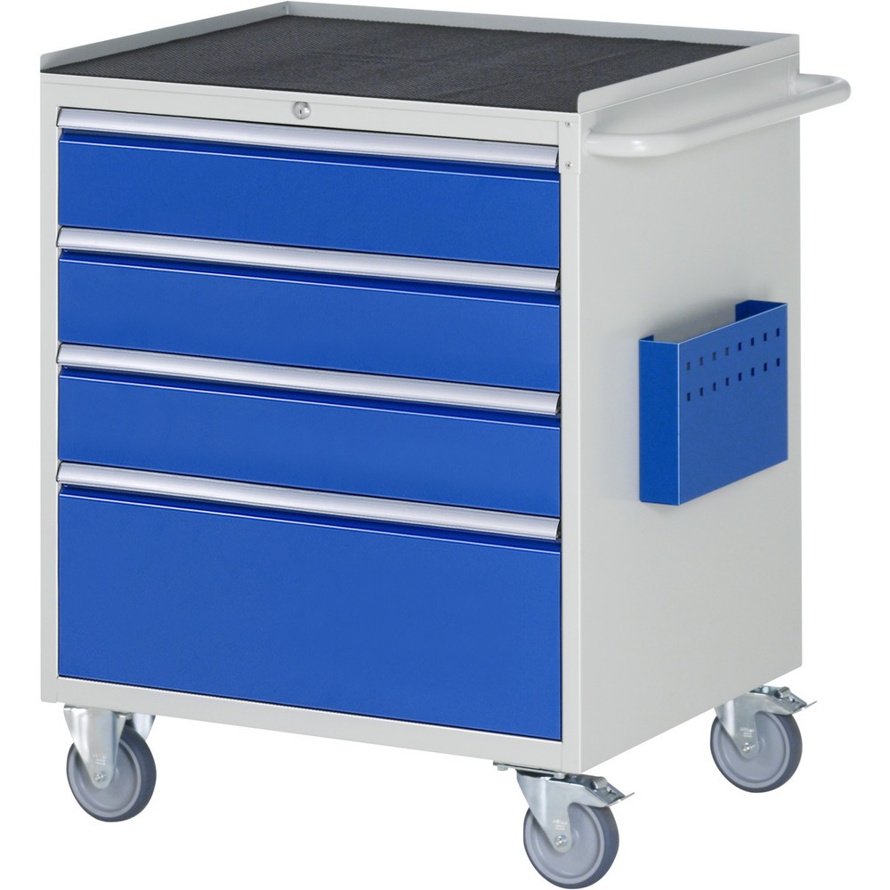Produktabbildung Nr. 1: RAU Chariot de montage Série 7000, HxlxP 975 x 770 x 650 mm, 4 tiroirs 3 x 150, 1 x 270 mm, plan de travail en métal