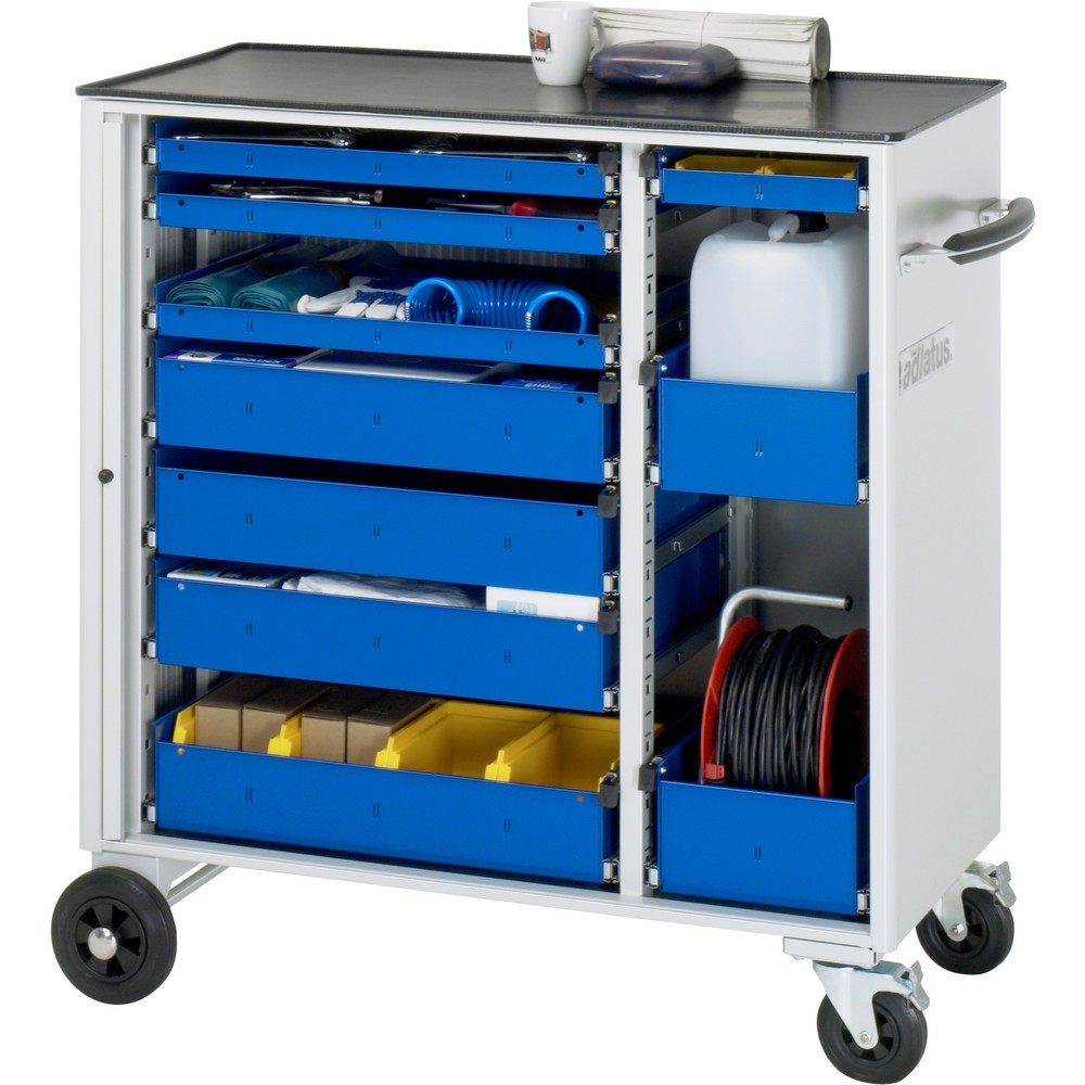 Produktabbildung Nr. 1: RAU Chariot pour outils série adlatus, HxLxP 1 080 x 1 025 x 520 mm, 10 tiroirs 4 x 65, 4 x 130, 2 x 150 mm, Plan de travail en métal