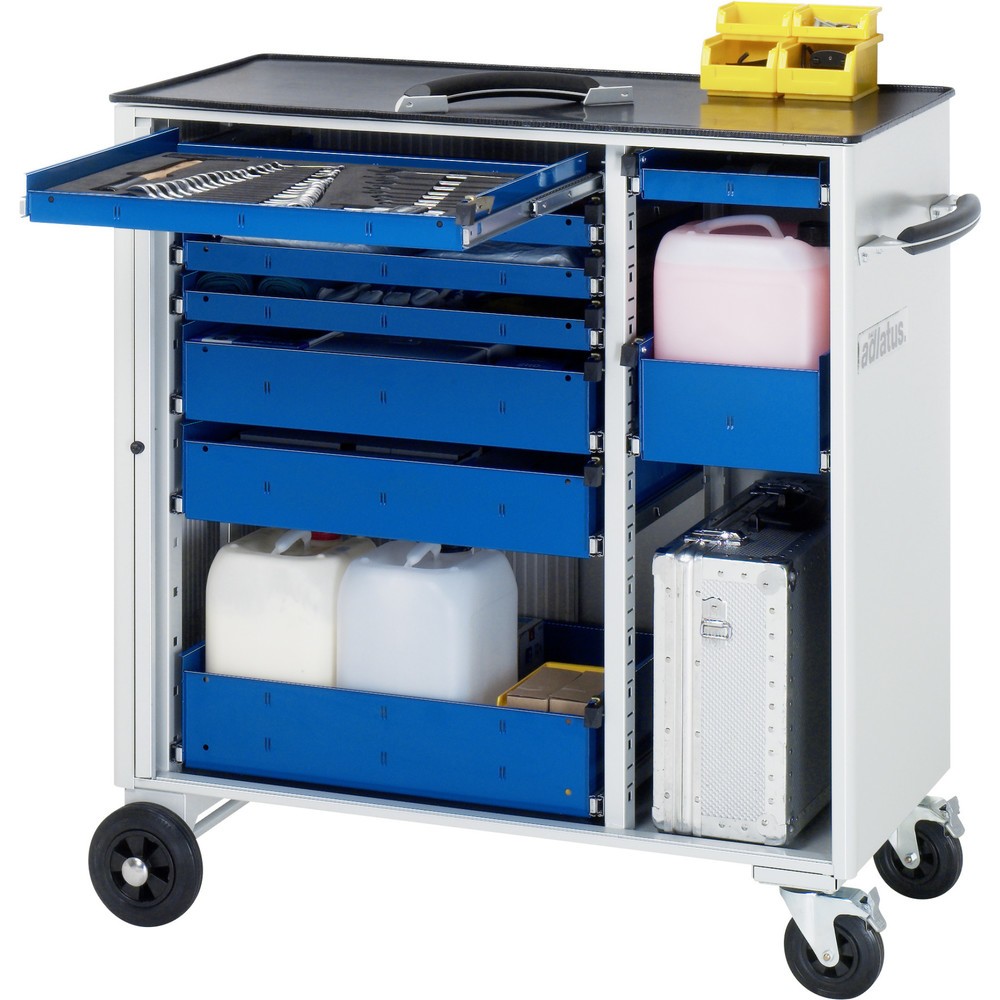 Produktabbildung Nr. 1: RAU Chariot pour outils série adlatus, HxLxP 1 080 x 1 025 x 520 mm, 9 tiroirs 5 x 40, 2 x 105, 2 x 130 mm, Plan de travail en métal