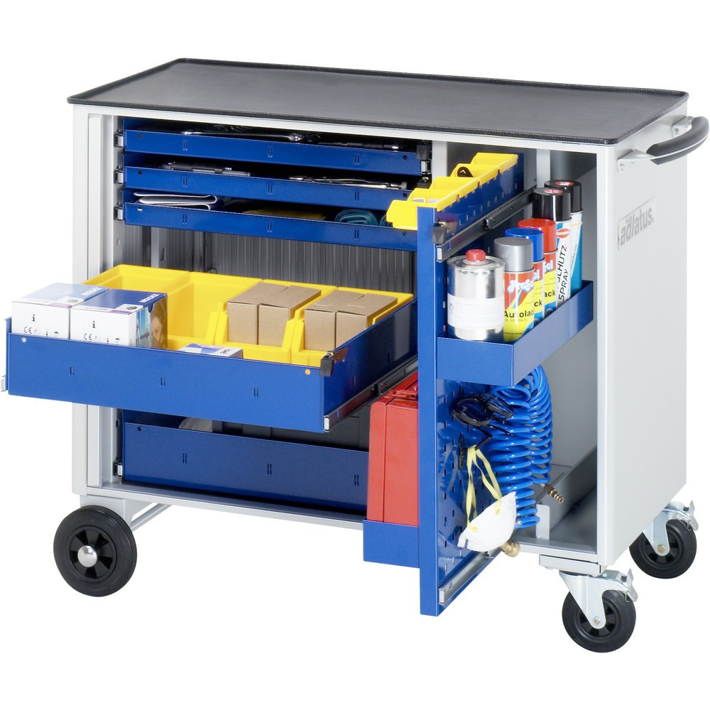 Produktabbildung Nr. 1: RAU Chariot pour outils série adlatus, HxLxP 890 x 1 025 x 520 mm, 5 tiroirs 3 x 40, 2 x 105 mm, Plan de travail en métal
