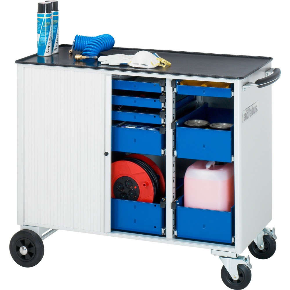 Produktabbildung Nr. 3: RAU Chariot pour outils série adlatus, HxLxP 890 x 1 025 x 520 mm, 8 tiroirs 3 x 40, 1 x 105, 1 x 130 mm, Plan de travail en métal