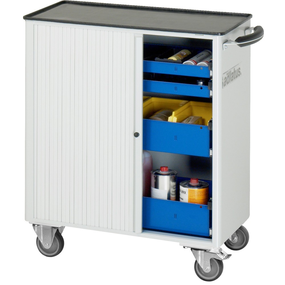 Produktabbildung Nr. 2: RAU Chariot pour outils série adlatus 700, HxLxP 860 x 725 x 400 mm, 4 tiroirs 2 x 40, 2 x 105 mm, Plan de travail en métal