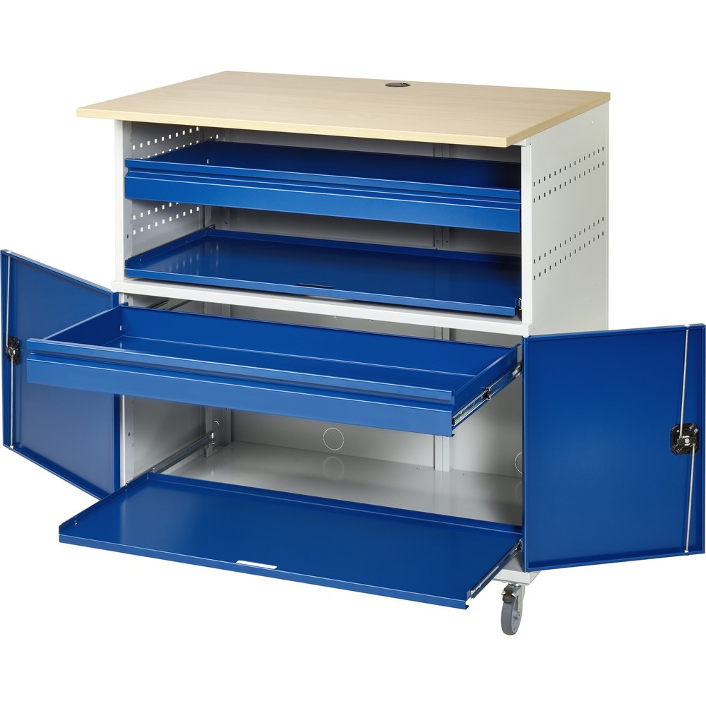 Produktabbildung Nr. 3: RAU Computer-Tisch mit Monitorgehäuse, mobil