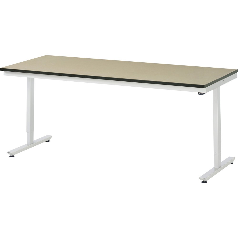 Produktabbildung Nr. 1: RAU elektrisch höhenverstellbarer Werktisch Serie adlatus 150, HxBxT 720-1.120 x 2.000 x 800 mm, MDF Arbeitsplatte