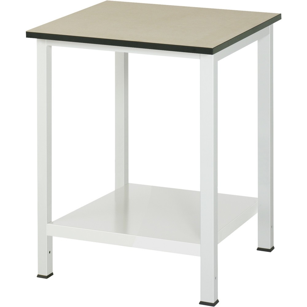 Illustration du produit: RAU Établi 900 avec tablette profondeur 650 mm, HxlxP 825 x 750 x 800 mm, Plan de travail en MDF