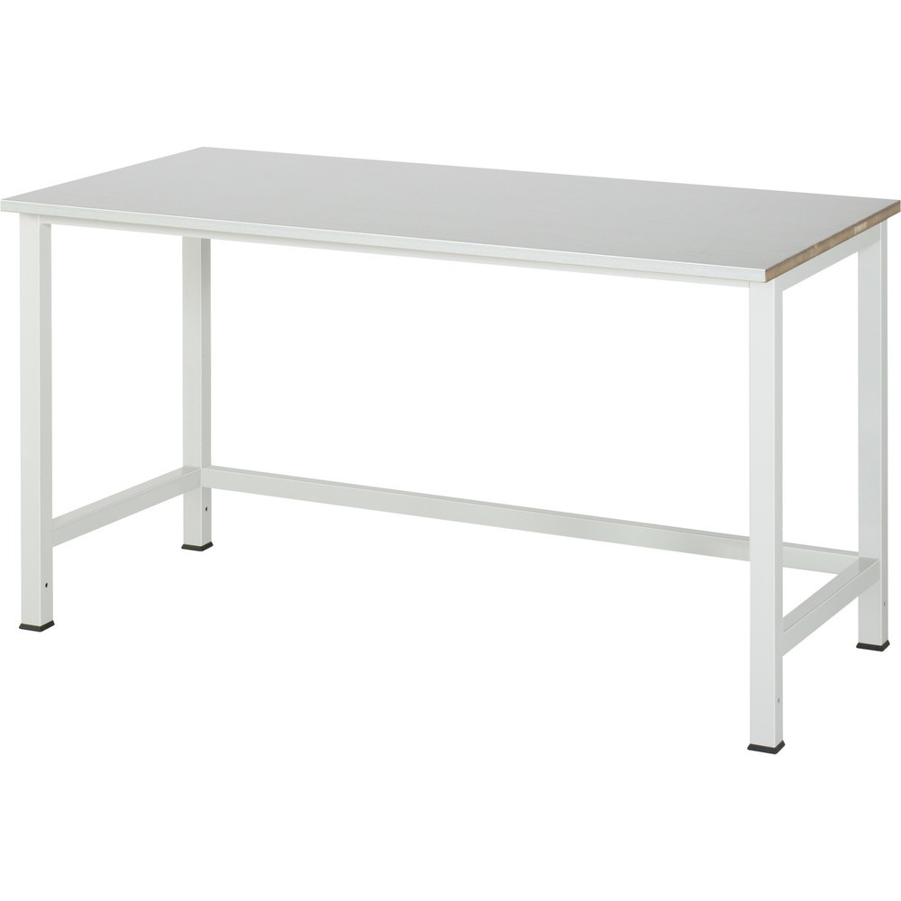 Illustration du produit: RAU Établi 900, HxlxP 825 x 1 500 x 800 mm, Plan de travail avec revêtement en tôle d'acier