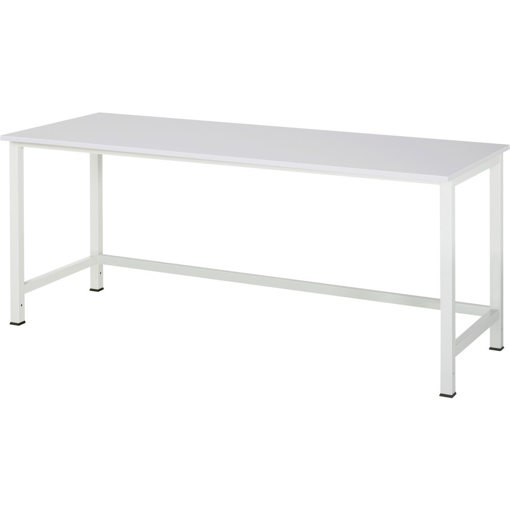 Illustration du produit: RAU Établi 900, HxlxP 825 x 2 500 x 800 mm, Plan de travail avec revêtement en mélamine