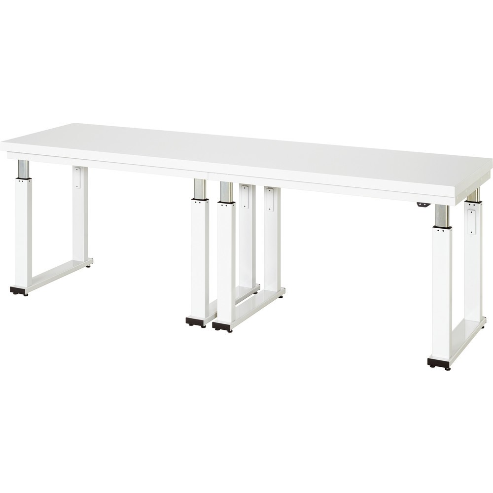 Illustration du produit: RAU Établi à réglage électrique de la hauteur série adlatus 600, HxlxP 740-1 140 x 2 500 x 700 mm, revêtement stratifié dur