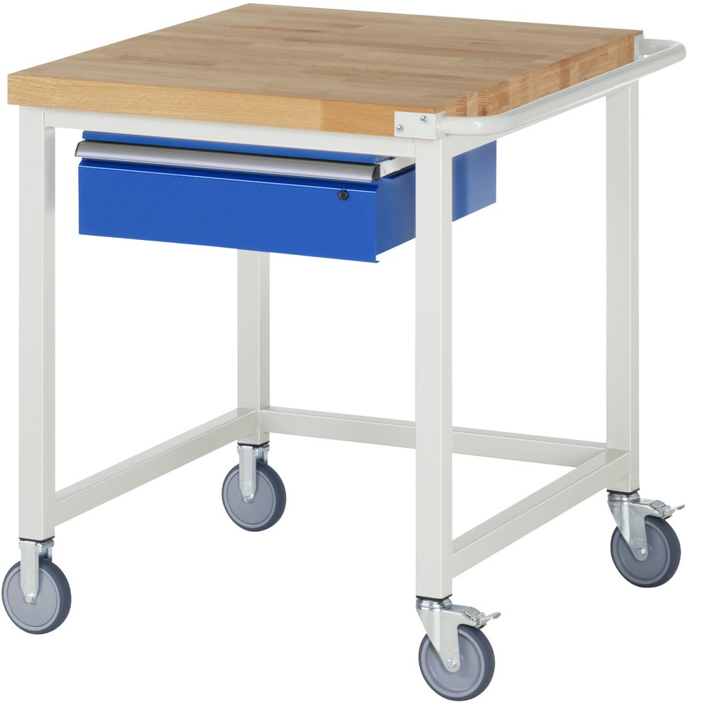 Produktabbildung Nr. 1: RAU Établi mobile série 8000, HxlxP 880 x 750 x 900 mm, avec 1 tiroir à droite