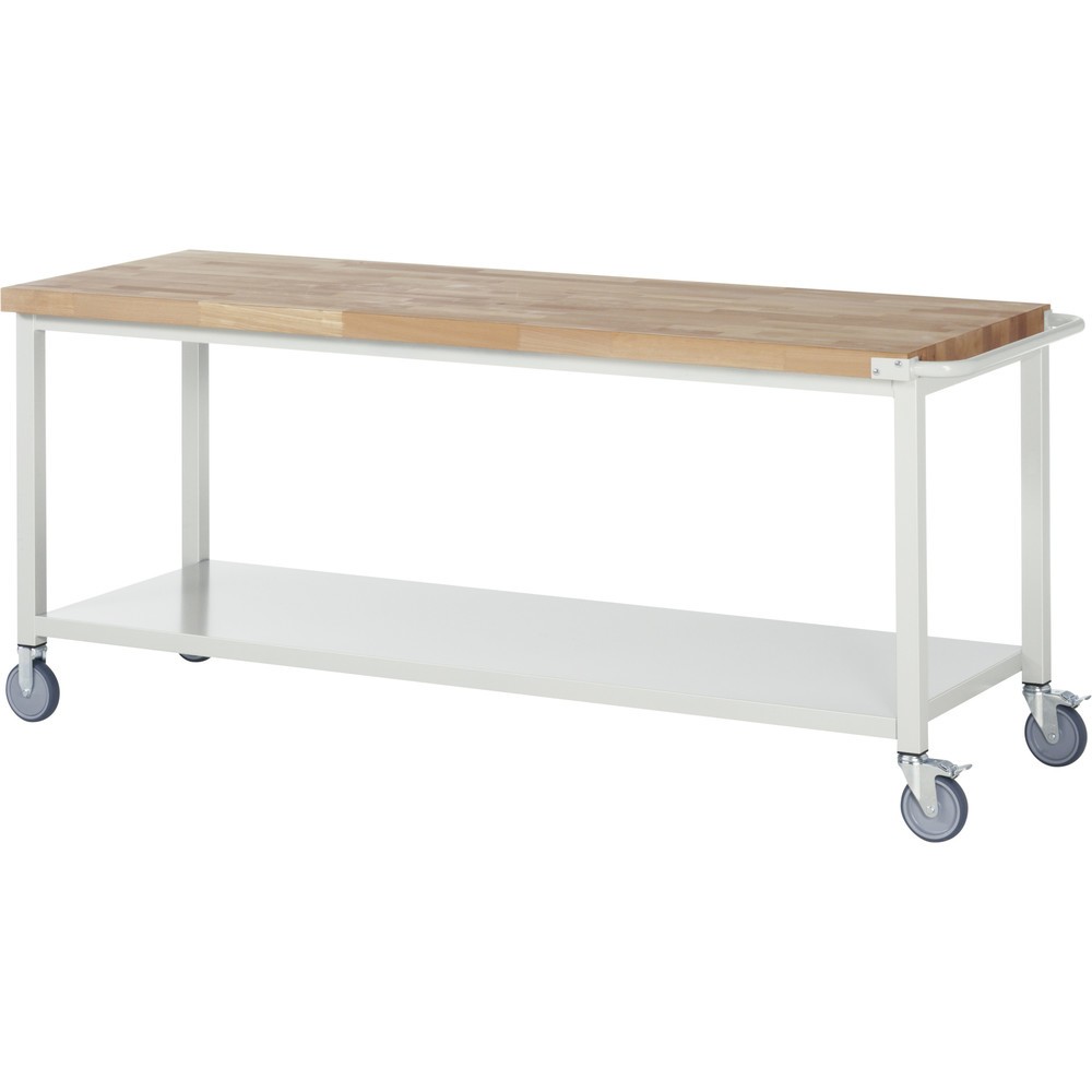 Produktabbildung Nr. 1: RAU Établi mobile série 8000, HxlxP 880-1 080 x 2 000 x 700 mm, 1 tablette, profondeur 650 mm