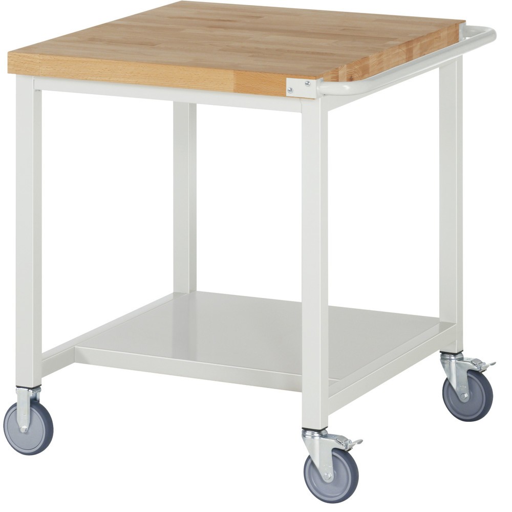 Illustration du produit: RAU Établi mobile série 8000, HxlxP 880 x 750 x 900 mm, tablette inférieure