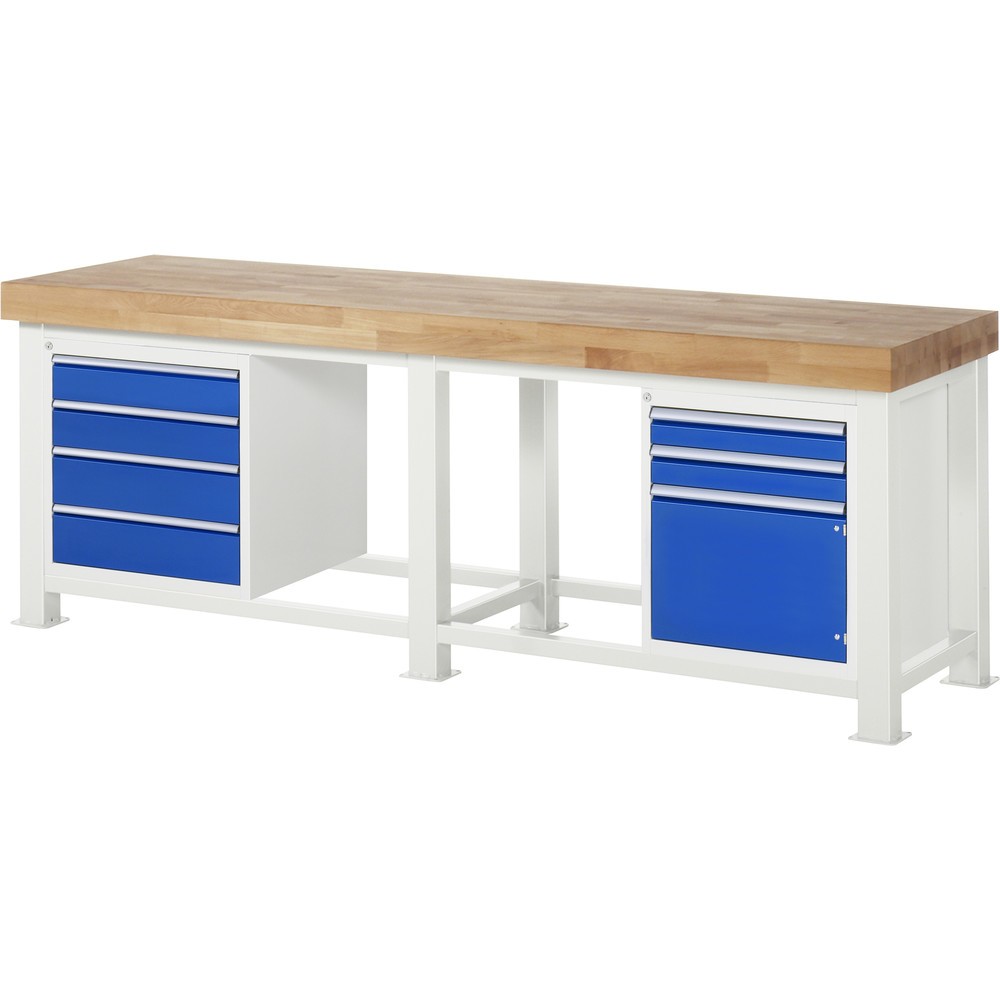 Produktabbildung Nr. 3: RAU Établi pour charges lourdes, HxlxP 850 x 2 500 x 900 mm, charge max. 2 500 kg