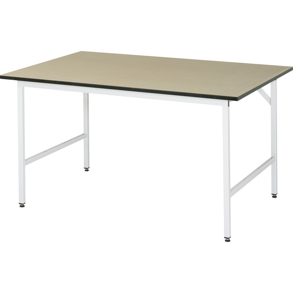 Illustration du produit: RAU Établi réglable en hauteur série JERRY, HxlxP 800-850 x 1 500 x 1 000 mm, Plan de travail en MDF