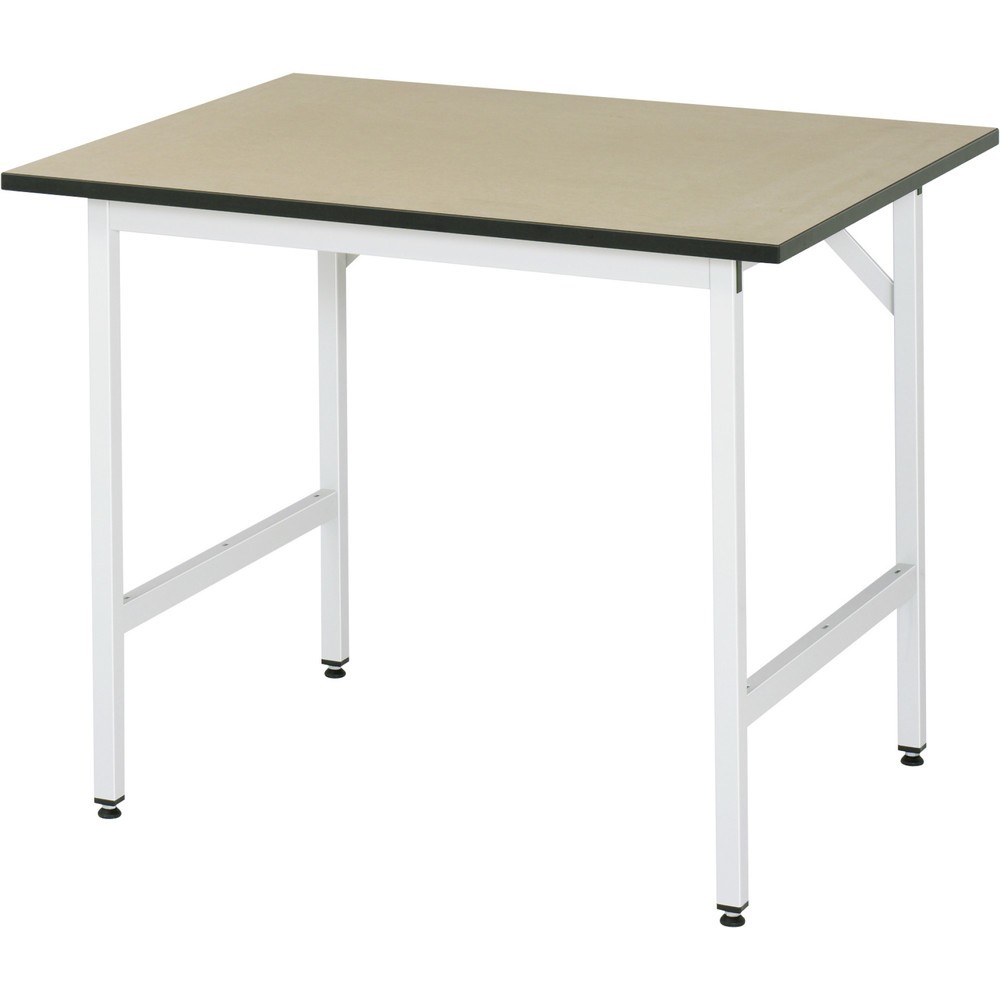 Illustration du produit: RAU Établi réglable en hauteur série JERRY, HxlxP 800-850 x 1 000 x 800 mm, Plan de travail en MDF