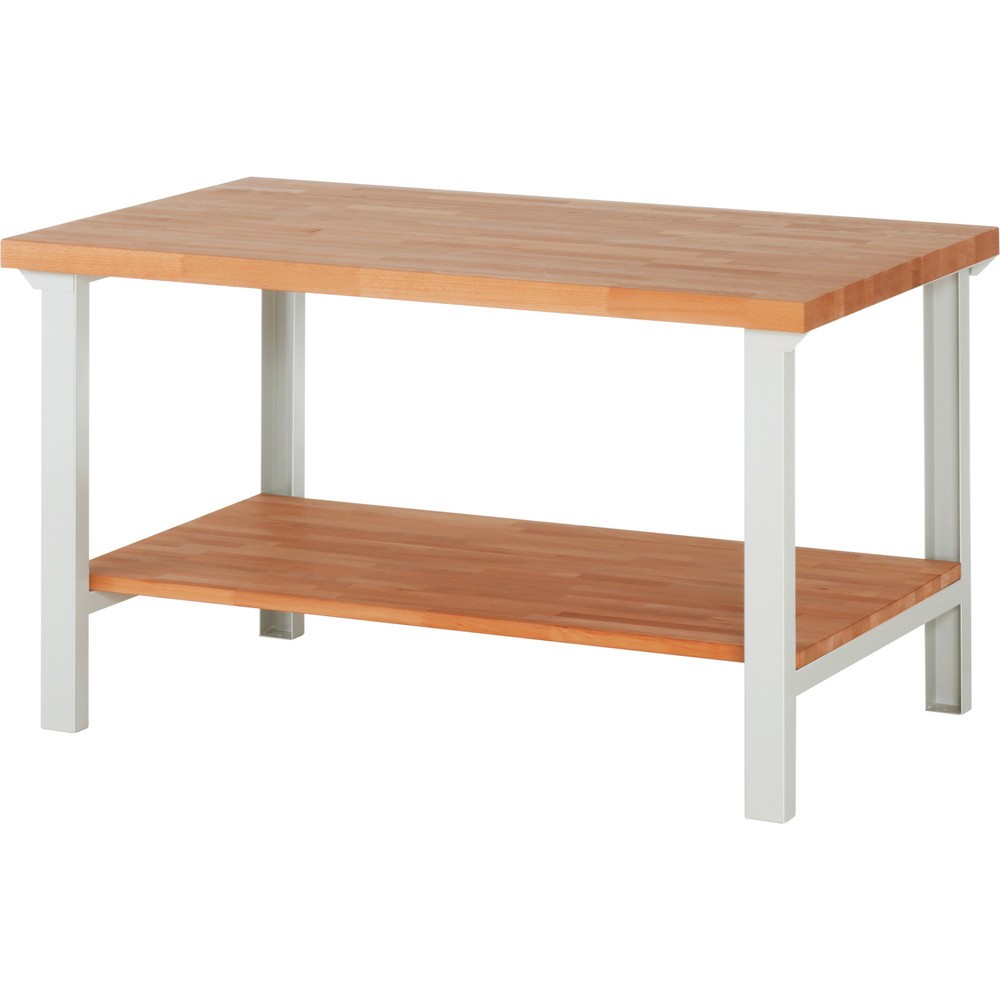 Produktabbildung Nr. 1: RAU Établi série 7000, 1 tablette en hêtre massif, HxlxP 840 x 1 500 x 900 mm