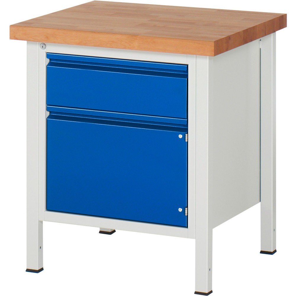Produktabbildung Nr. 1: RAU Établi série 8000, 1 porte battante, HxlxP 840-1 040 x 750 x 700 mm, 1 tiroir
