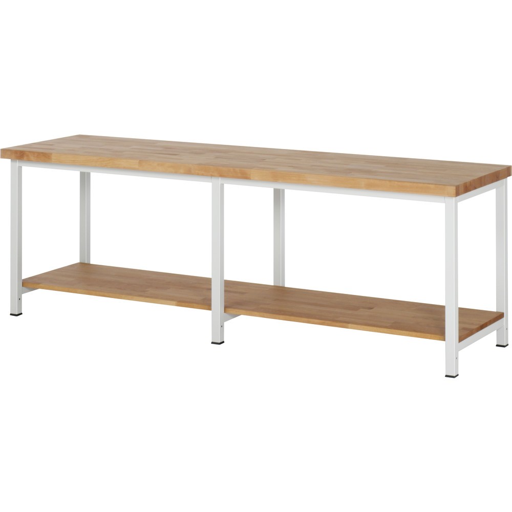 Illustration du produit: RAU Établi série 8000, HxlxP 840-1 040 x 2 500 x 700 mm, tablette inférieure