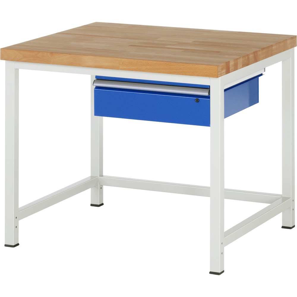 Illustration du produit: RAU Établi série 8000, HxlxP 840-1 040 x 1 000 x 900 mm, 1 tiroir