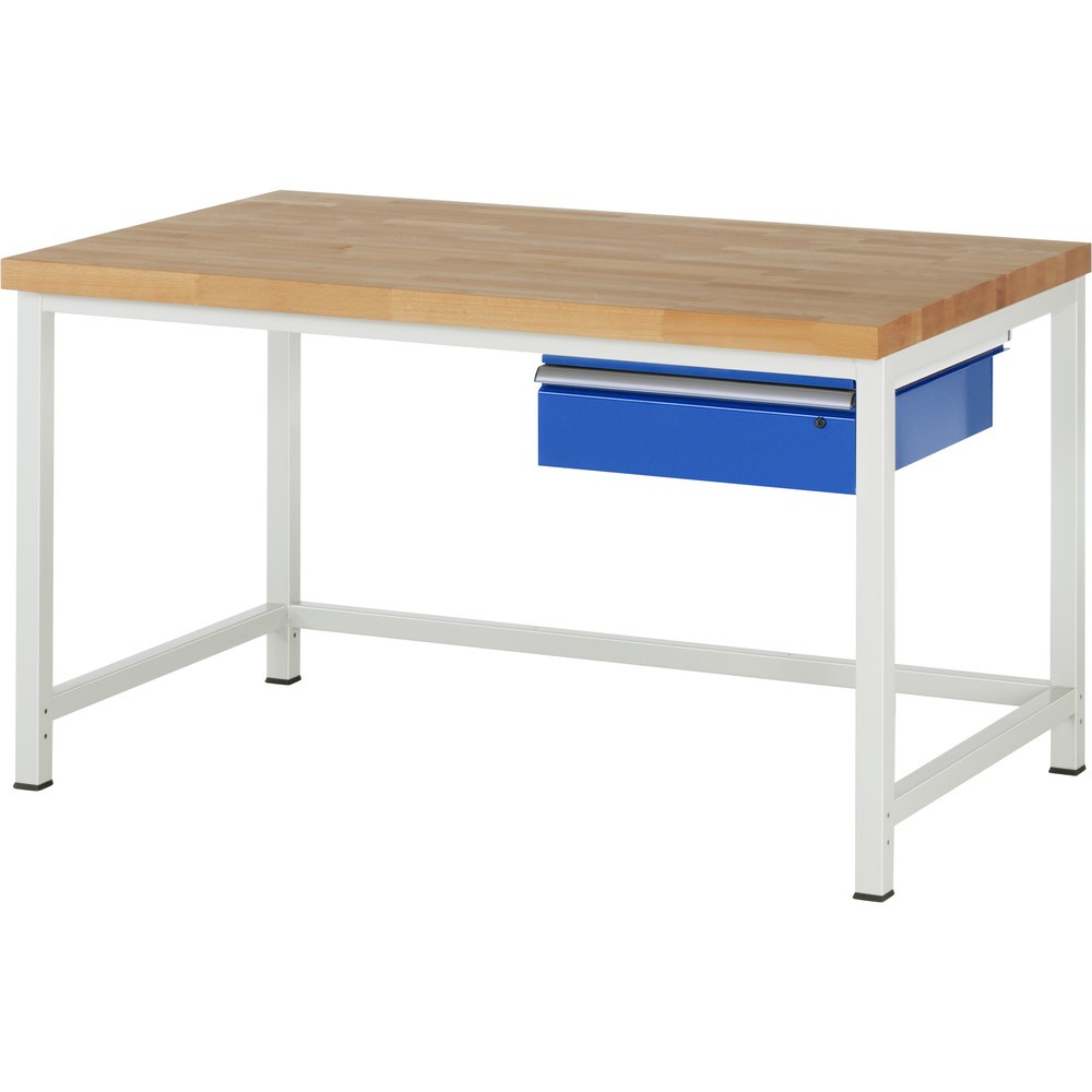Illustration du produit: RAU Établi série 8000, HxlxP 840-1 040 x 1 500 x 900 mm, 1 tiroir