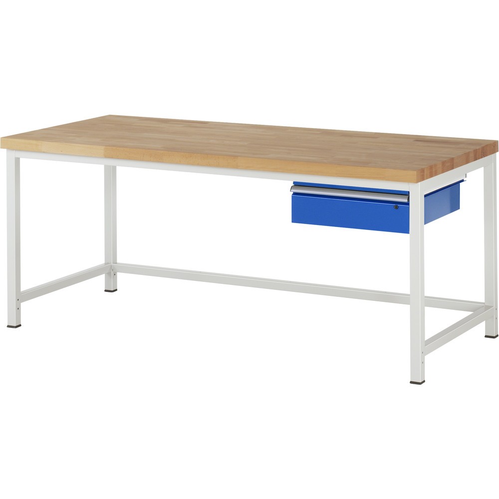Produktabbildung Nr. 1: RAU Établi série 8000, HxlxP 840-1 040 x 2 000 x 900 mm, 1 tiroir