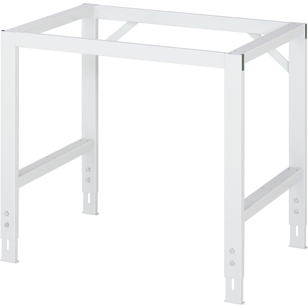 Produktabbildung Nr. 2: RAU höhenverstellbarer Werktisch Serie TOM, HxBxT 760-1.080 x 1.000 x 800 mm, Arbeitsplatte Edelstahlblech-Belag