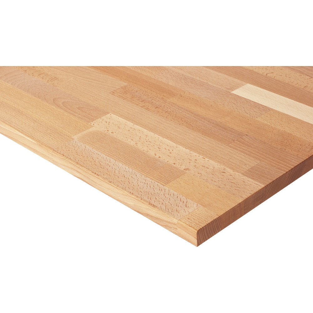 Produktabbildung Nr. 4: RAU höhenverstellbarer, mobiler Werktisch Serie TOM, Höhe 910-1.230 mm, BxT 1.000 x 800 mm, Arbeitplatte Buche-Massiv