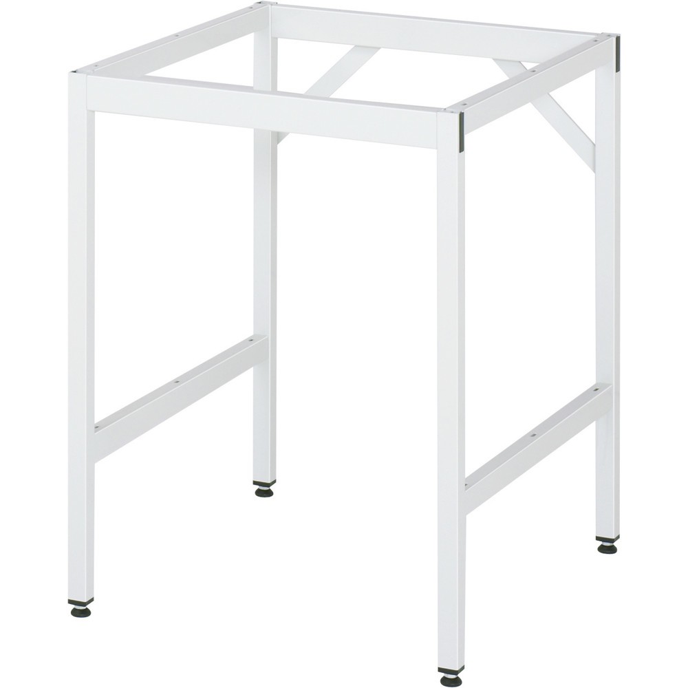Produktabbildung Nr. 3: RAU höhenverstellbarer Werktisch Serie JERRY, HxBxT 800-850 x 750 x 1.000 mm, Arbeitsplatte Edelstahlblech-Belag
