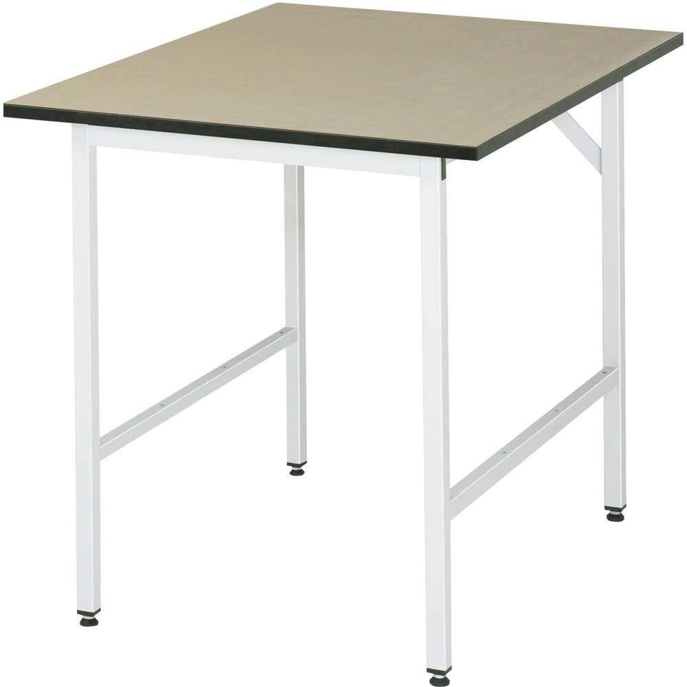 RAU höhenverstellbarer Werktisch Serie JERRY, HxBxT 800-850 x 750 x 1.000 mm, MDF Arbeitsplatte Produktabbildung Nr. 1: RAU höhenverstellbarer Werktisch Serie JERRY, HxBxT 800-850 x 750 x 1.000 mm, MDF Arbeitsplatte