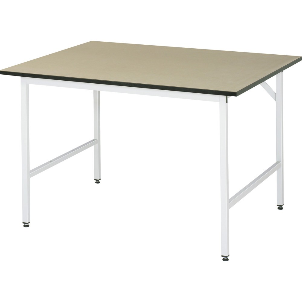 Produktabbildung Nr. 1: RAU höhenverstellbarer Werktisch Serie JERRY, HxBxT 800-850 x 1.250 x 1.000 mm, MDF Arbeitsplatte