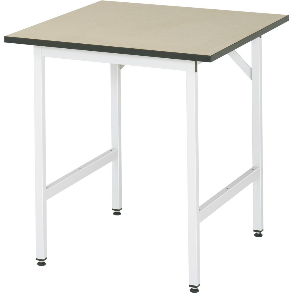 Produktabbildung Nr. 1: RAU höhenverstellbarer Werktisch Serie JERRY, HxBxT 800-850 x 750 x 800 mm, MDF Arbeitsplatte