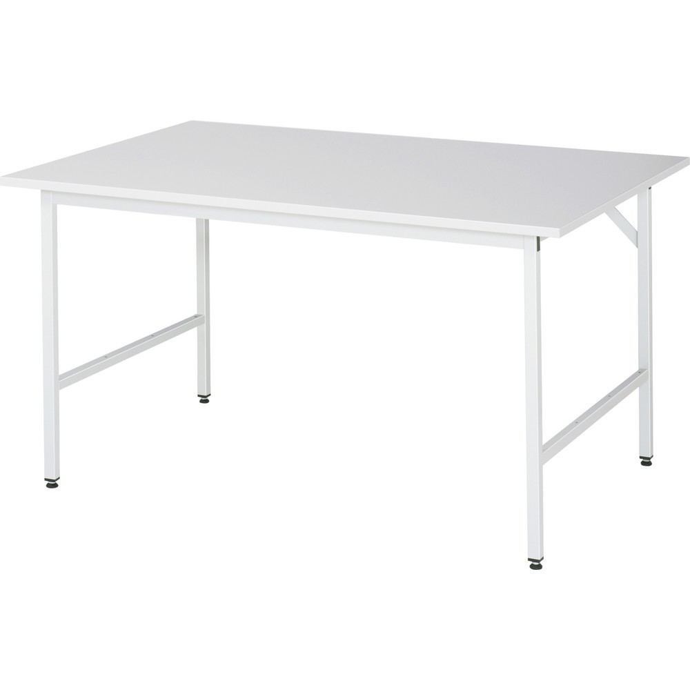 Produktabbildung Nr. 1: RAU höhenverstellbarer Werktisch Serie JERRY, HxBxT 800-850 x 1.500 x 1.000 mm, Arbeitsplatte Melamin-Belag