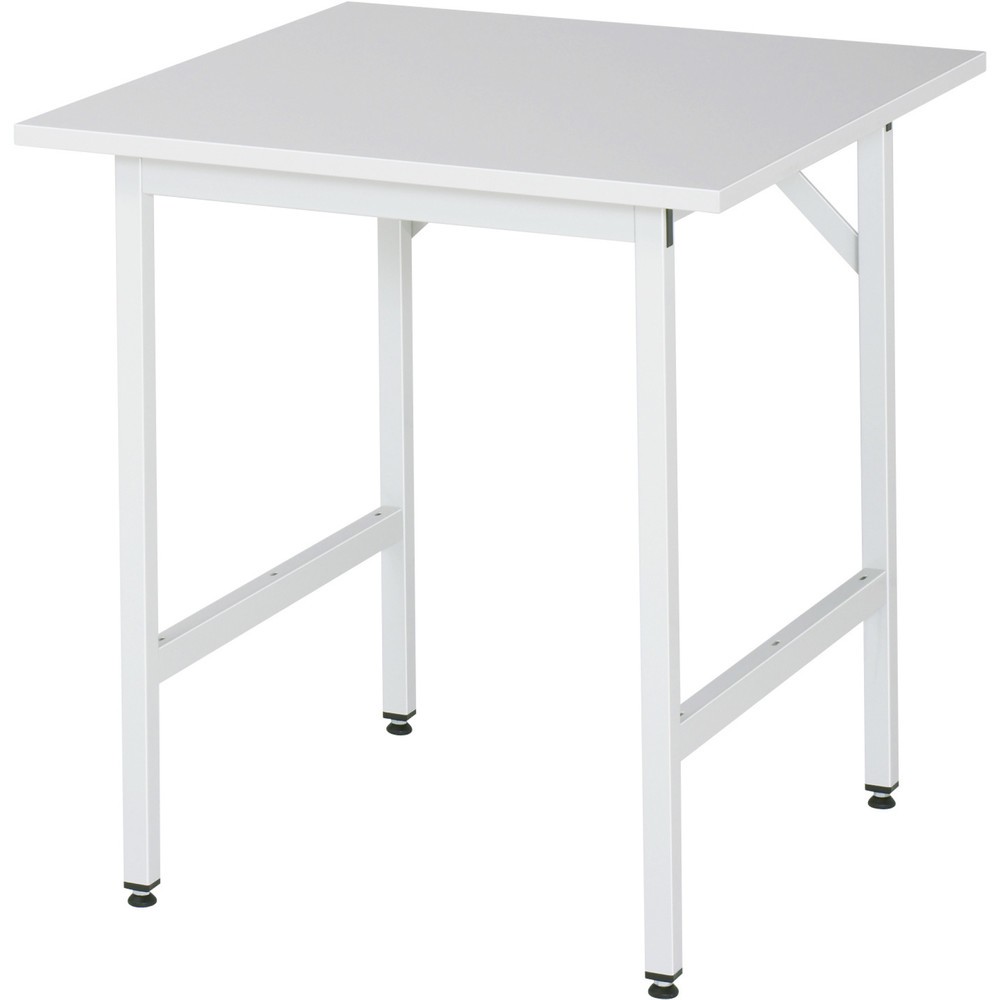 Produktabbildung Nr. 1: RAU höhenverstellbarer Werktisch Serie JERRY, HxBxT 800-850 x 750 x 800 mm, Arbeitsplatte Melamin-Belag