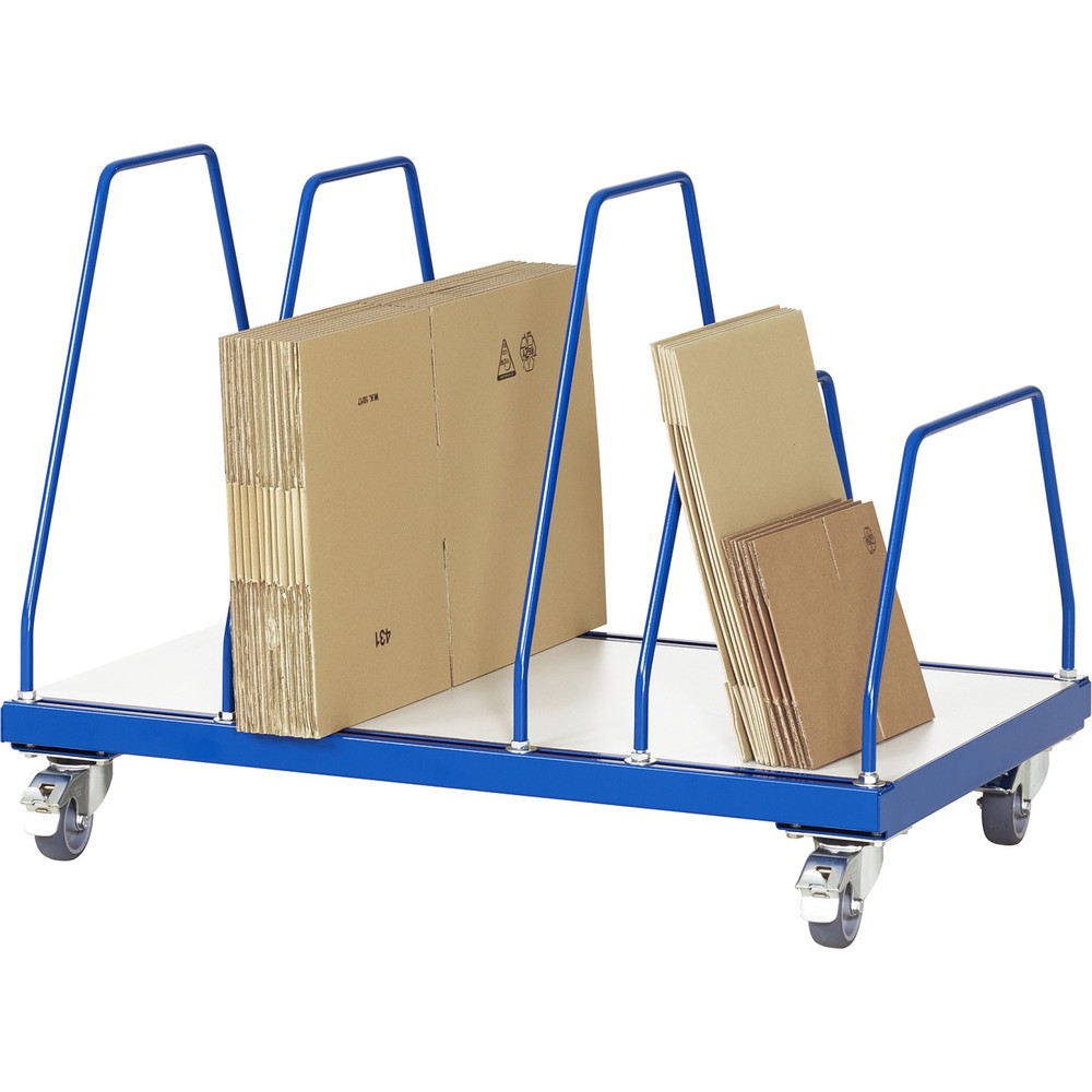 Illustration du produit: RAU Magasin mobile sous table pour cartons, HxlxP 660 x 1 415 x 590 mm