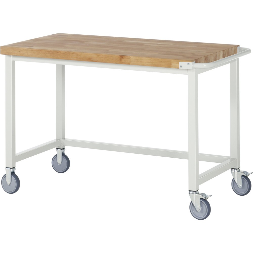 Produktabbildung: RAU mobile Werkbank Serie 8000, HxBxT 880-1.080 x 1.250 x 700 mm