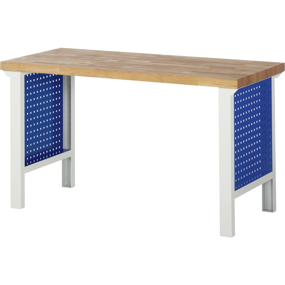 Illustration du produit: RAU Panneau perforé latéral pour pied d'établi 7000, HxlxP 620 x 550 x 2 mm