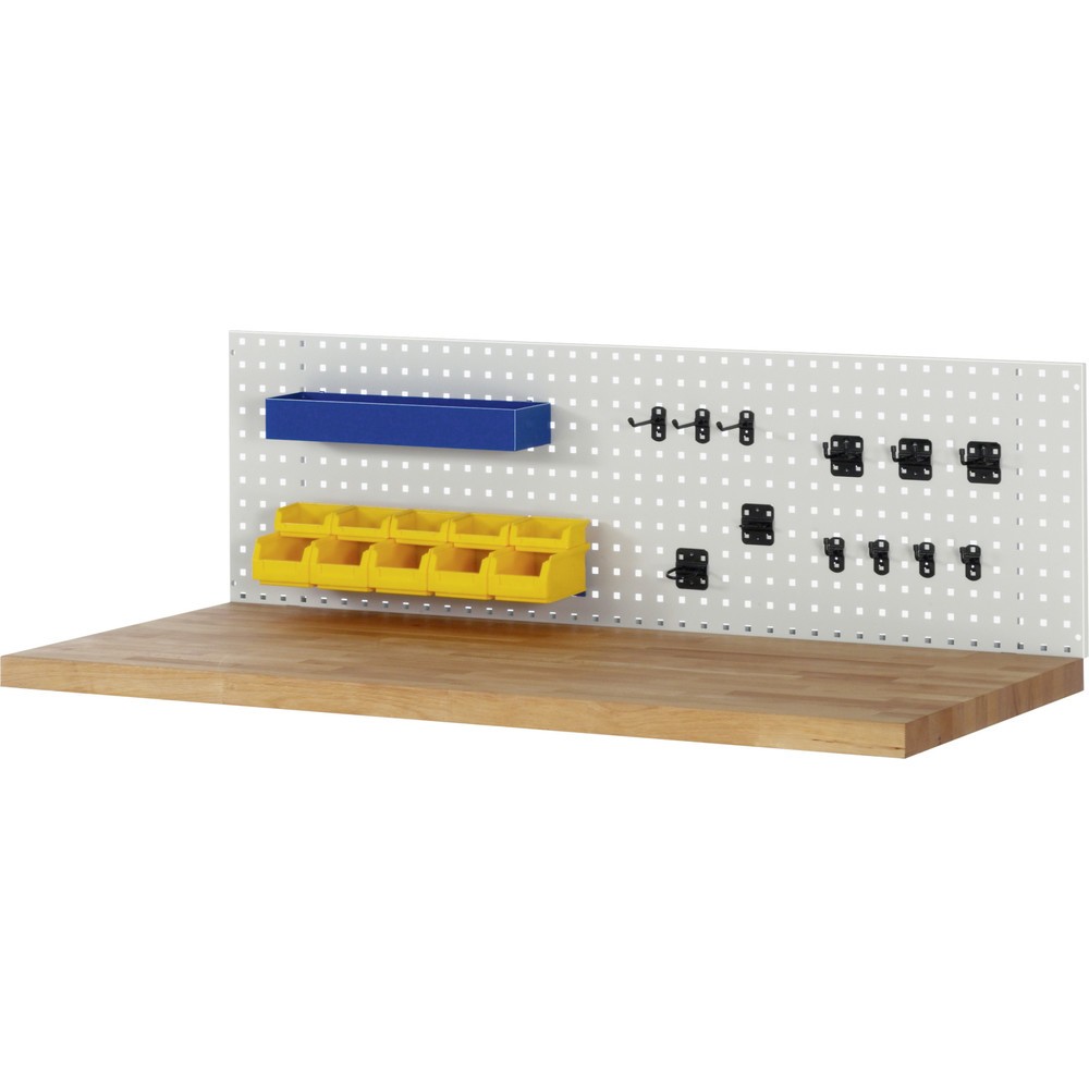 Produktabbildung Nr. 3: RAU Plaque perforée à monter sur établi, HxlxP 450 x 1 500 x 15 mm