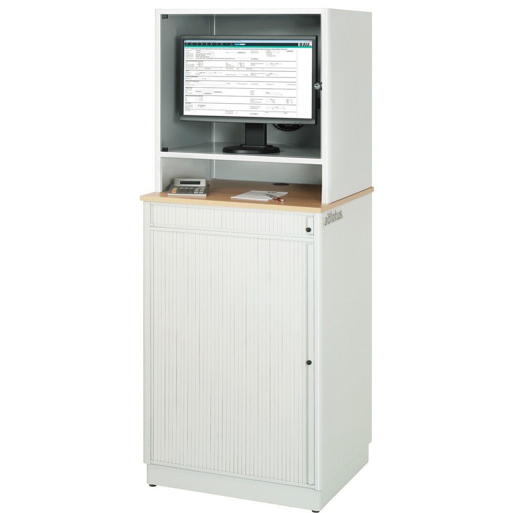 Produktabbildung Nr. 3: RAU Poste informatique, porte-clavier coulissant, 1 tiroir, fixe