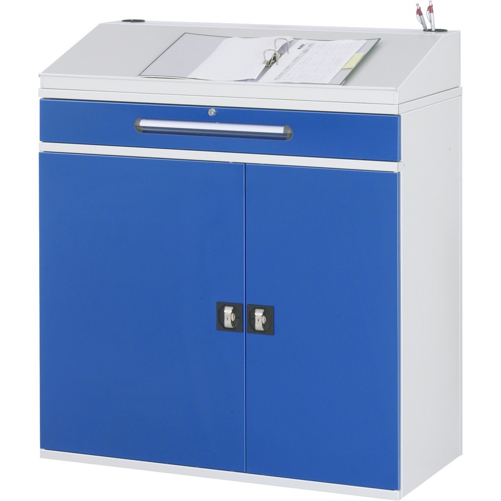 Produktabbildung Nr. 2: RAU Pupitre, HxlxP 1 110-1 220 x 1 100 x 520 mm, tiroir 1 x 120 mm