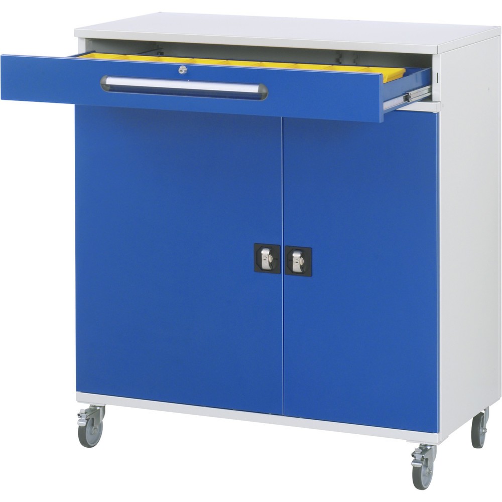 Produktabbildung Nr. 3: RAU Pupitre mobile, HxlxP 1 185 x 1 100 x 520 mm, tiroirs 16 x 80, 1 x 120 mm