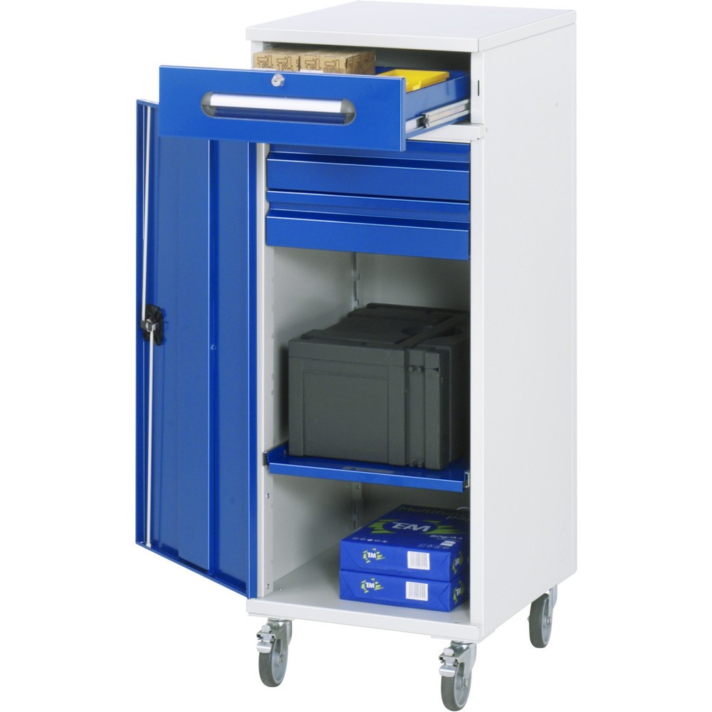 Produktabbildung Nr. 1: RAU Pupitre mobile, HxlxP 1 185 x 450 x 520 mm, tiroirs 2 x 80, 1 x 120 mm