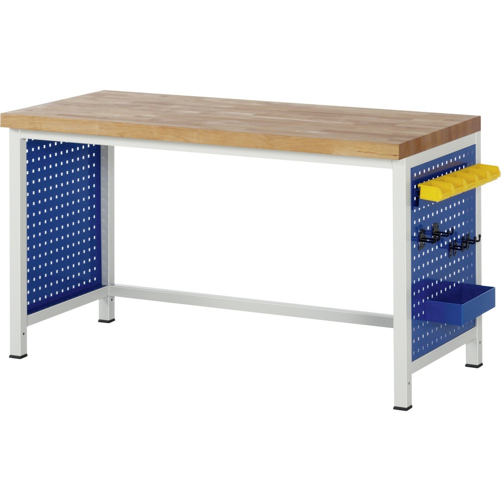 Produktabbildung Nr. 2: RAU Seiten-Lochwand für Werkbankfuss 8000, HxBxT 620 x 560 x 2 mm