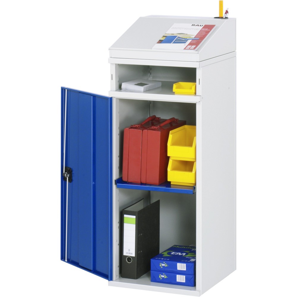 Produktabbildung: RAU Stehpult, HxBxT 1.100-1.220 x 450 x 520 mm, ohne Schubladen