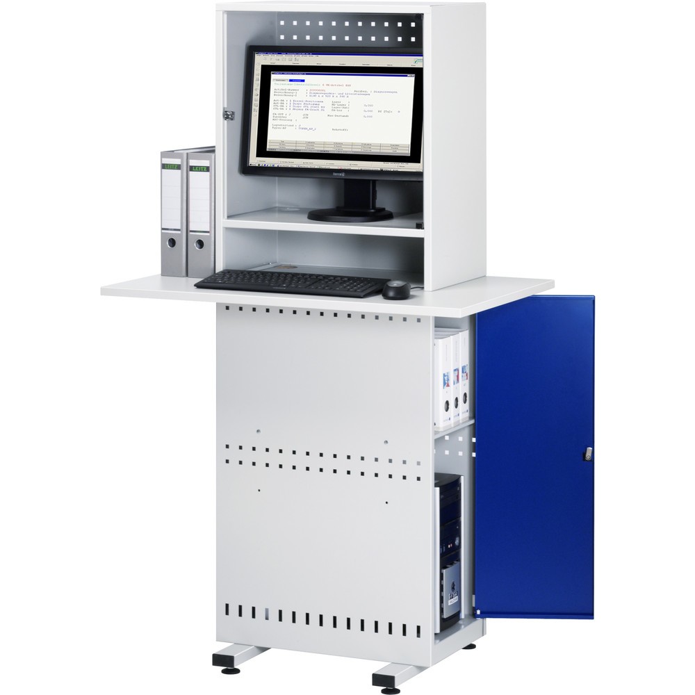Produktabbildung Nr. 1: RAU Pupitre informatique avec boîtier d'écran, fixe