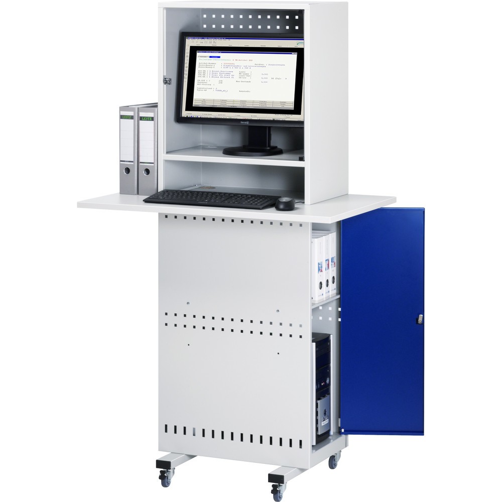 Produktabbildung Nr. 1: RAU Pupitre informatique avec boîtier d'écran, mobile
