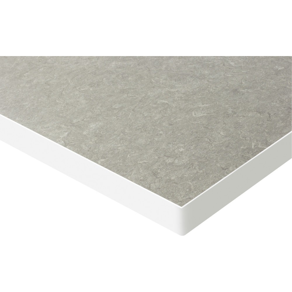 Produktabbildung Nr. 3: RAU Table pour poste de travail réglable en hauteur série TOM, HxlxP 760-1 080 x 1 000 x 1 000 mm, plan de travail en revêtement linoléum / universel