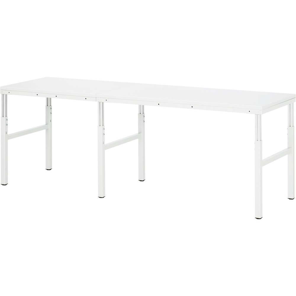 Produktabbildung Nr. 3: RAU Table de travail Série E, HxlxP 650-1 000 x 1 200 x 900 mm, plan de travail avec revêtement en mélamine
