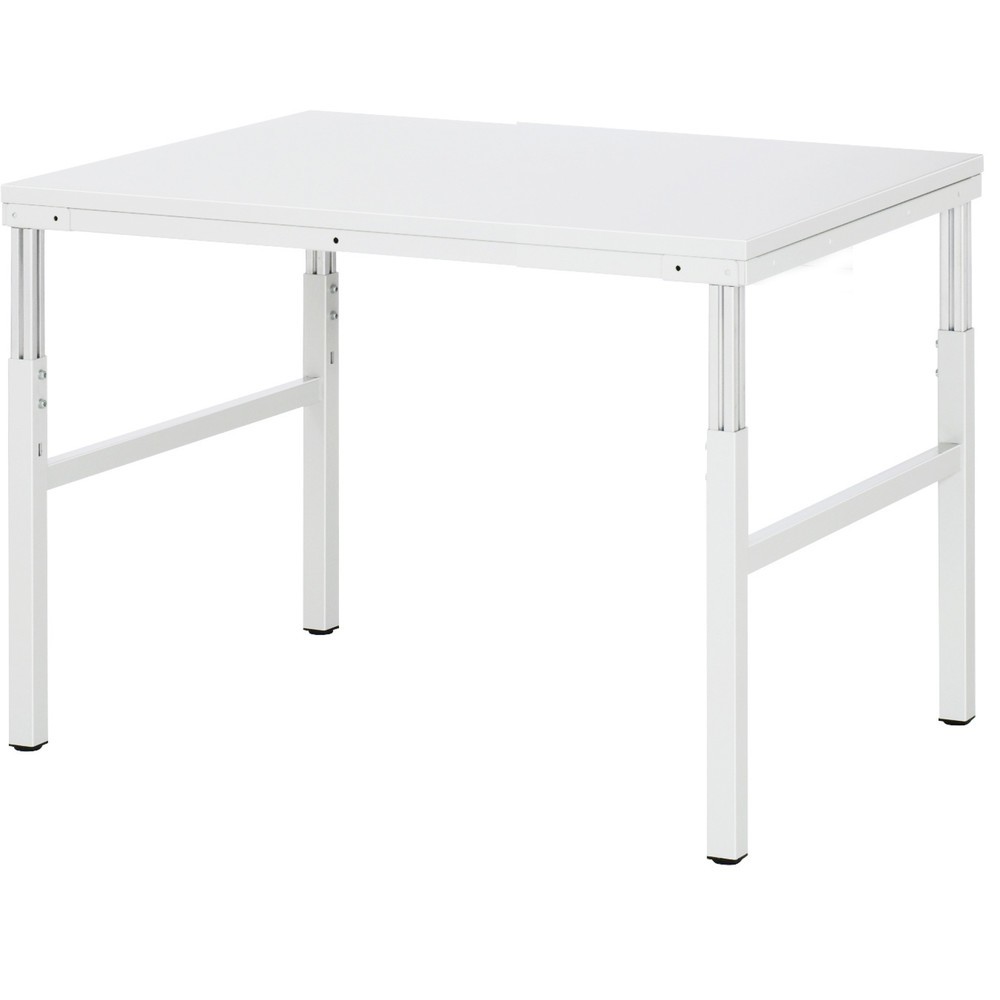 Produktabbildung Nr. 1: RAU Table de travail Série E, HxlxP 650-1 000 x 1 200 x 900 mm, plan de travail avec revêtement en mélamine