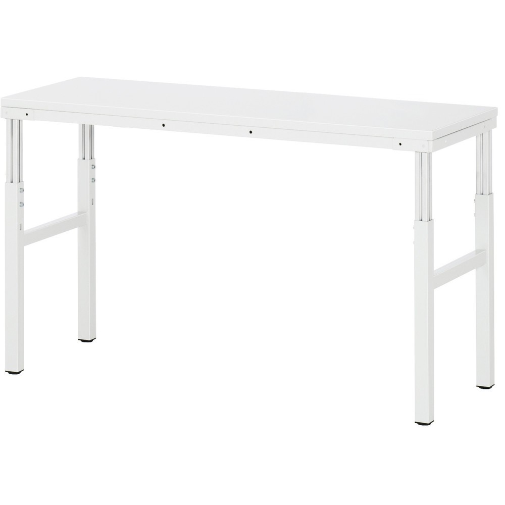 Illustration du produit: RAU Table de travail Série E, HxlxP 650-1 000 x 1 500 x 500 mm, plan de travail avec revêtement en mélamine